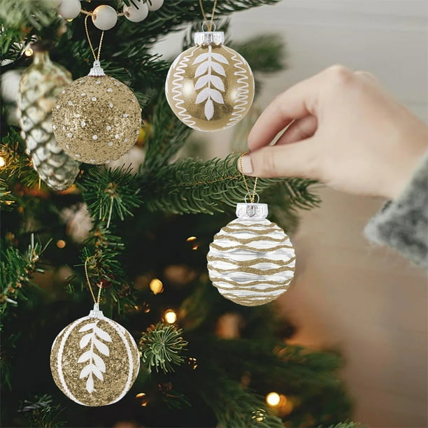 Adorno para Árbol de Navidad, Colgante Irregular, Suministros para Fiestas Navideñas, Bolas, Adornos Colgantes