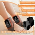 thumbnail image 2 of 2PCS Foot Massager with Smart Timer, 3-in-1 Wire-Less Portable Vibrating Heated Feet Massagers for Neuropathy Pain Relief & Ankle Relaxation & Blood Circulation in Home Office Travel (Black), 2 of 6
