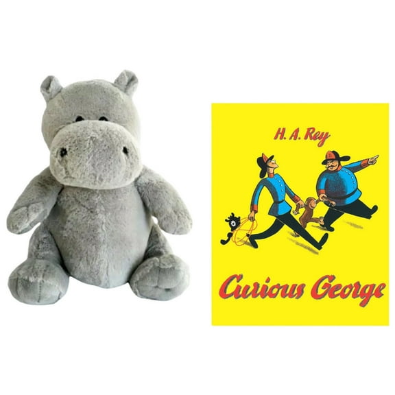 wed Hippo of Curious George & H A Rey Book Set Kohl’s 12" Plush Stuffed Animal Soft