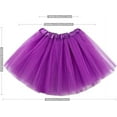 thumbnail image 5 of Zhuge 6 Pcs Tutus for Girls 3 Layer Ballet Tutus Skirts Birthday Party Favor Princess Dress Up（Pink, yellow, white, blue, purple, red）, 5 of 5