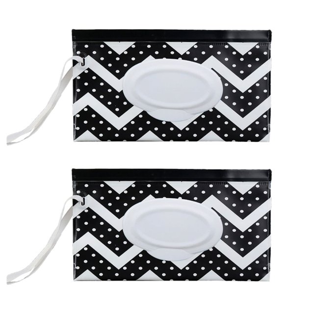 Dispensador de toallitas para bebés,Soporte de toallitas recargables,Contenedor de toallitas para bebés,Bolsa de toallitas húmedas de viaje reutilizable