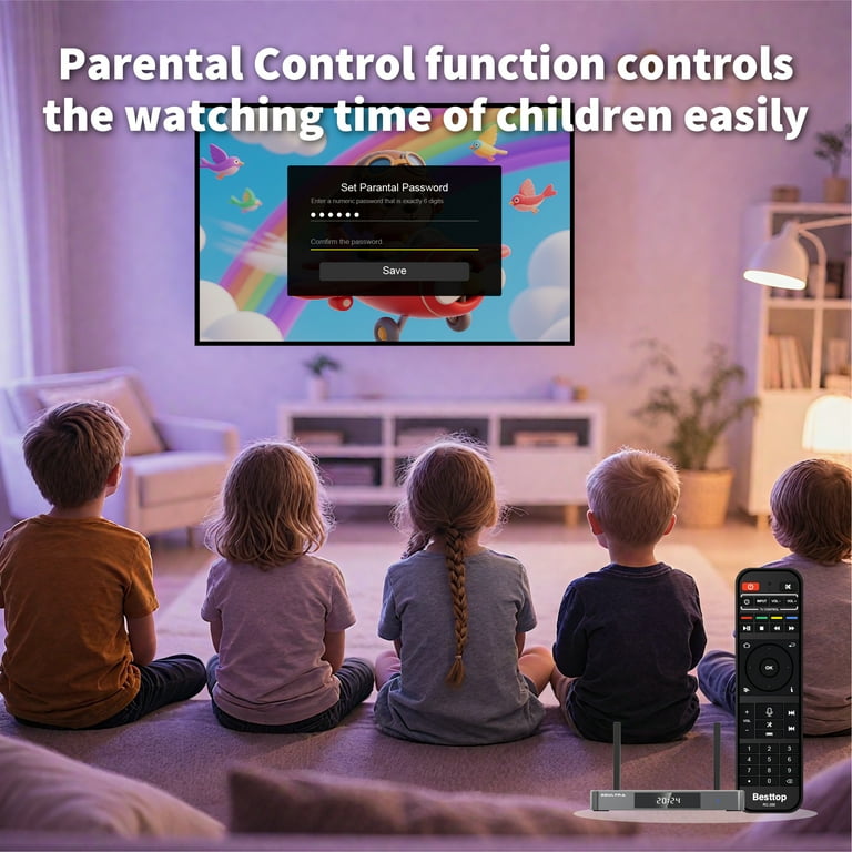 S6 Elite Ultra Superbox for TV 2025 Fully Loaded, Wireless Voice Remote Included, 1000M Ethernet Port Super Box with Voice Remote, 4G RAM+128G ROM, 6K, Easy Setup Guide by Authorised Seller