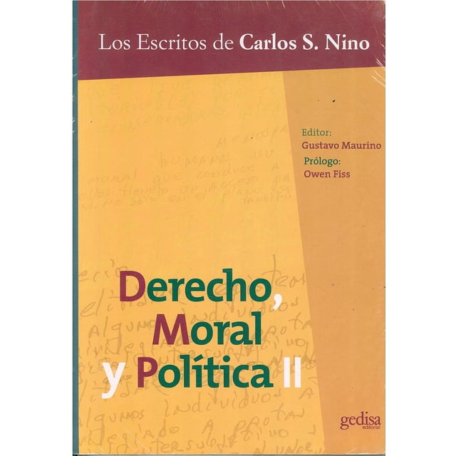 Derecho moral y política vol. II Gedisa, 9789509113732
