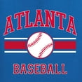 thumbnail image 6 of Wild Bobby City of Atlanta Baseball Fantasy Fan Sports Men's T-Shirt, Royal, Large, 6 of 6
