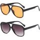 thumbnail image 1 of Gafas de sol clásicas de aviador vintage para mujeres y hombres, gafas de sol retro de los años 70 con montura grande, 1 of 5