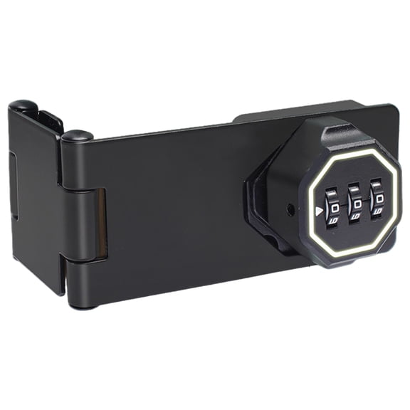 Keyless Combination Lock 3-Digit Combination Lock Cabinet Password Hasp Lock for Drawers, Cabinets, Cupboard Enduring