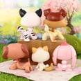 thumbnail image 4 of 5 PCS Minilpsshop Little Figures Toys Mini Pets Collie Kitten Tiger Cat Dachshund Bunny Rabbit for lps Collection,with Accessories, 4 of 6