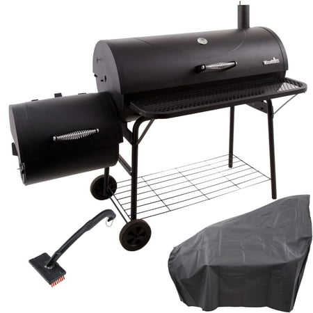 Char-broil american gourmet offset smoker 1280 with BONUS Cover and Brush