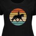 thumbnail image 4 of Inktastic Dressage Riding Equestrian Horse Women's Plus Size T-Shirt, 4 of 5