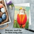 thumbnail image 5 of 1 Funny Easter Card with Envelope - Bunny Tulip Easter C9223EAG, 5 of 6