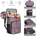 thumbnail image 5 of Travel Cooler Bag - Pink and Black Of Leopard Print Camping Beer Cooler Backpack with Bottle Opener- Waterproof Insulated Picnic Backpacks - Cooler Bag for Beach, 5 of 6