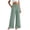 Light Green, variant on KPOPLK Pants for Women Flowy Casual Drawstring Waist Wide Pant Tall Woman Leg Summer Loose Linen Palazzo Pants with Pocket Size L,Light Green