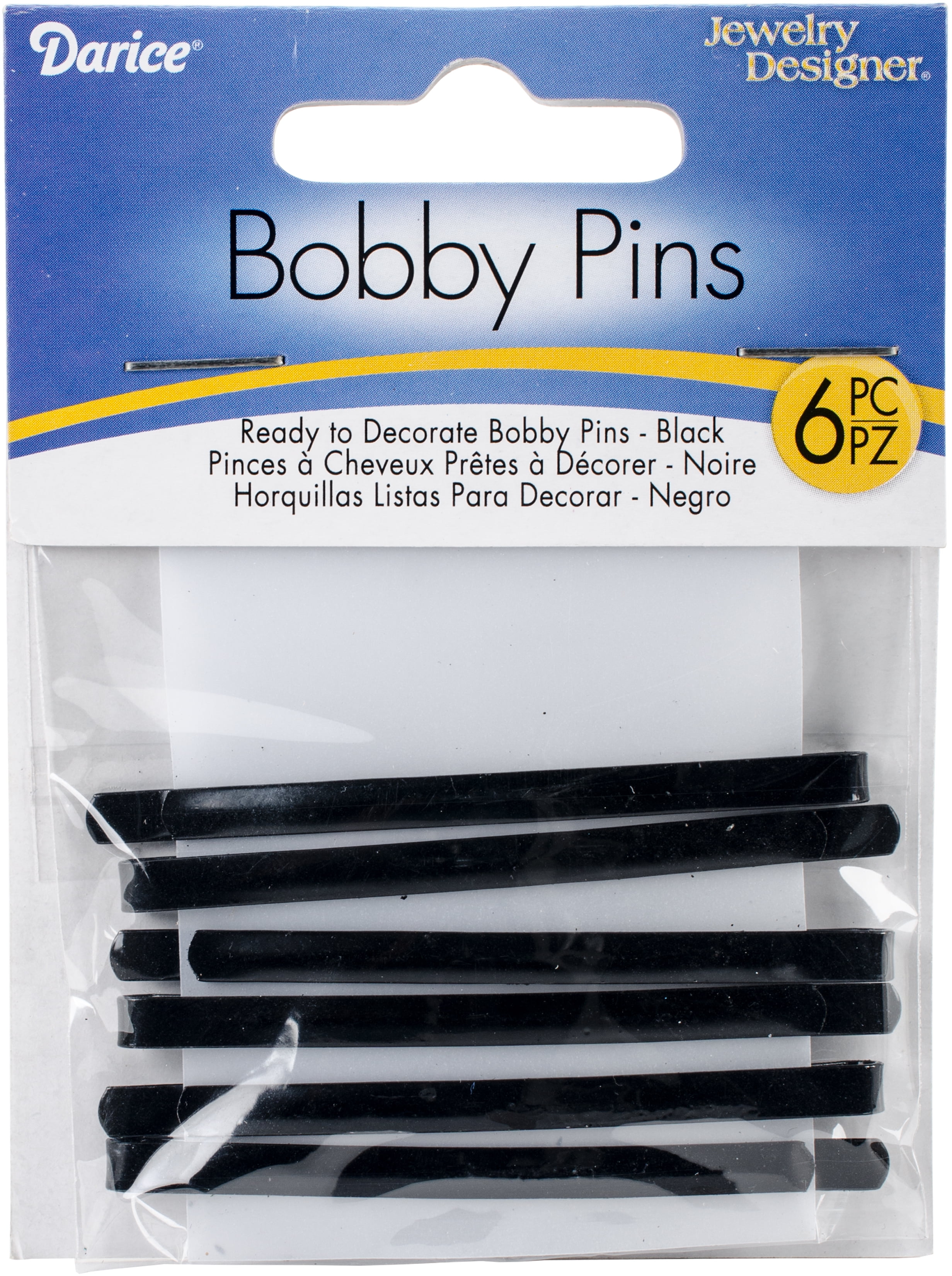 Bobby Pins 6/PkgBlack Ready To Decorate Walmart Canada