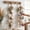 Rustic Neutral + Coastal Blue, variant on Hanging Heart Wall Decor, Rustic 5 Layer Wooden Farmhouse Art, Jute Rope & Burlap Bow, Heart-Shaped Wooden Decorative for Wedding Valentine Christmas Home Decoration