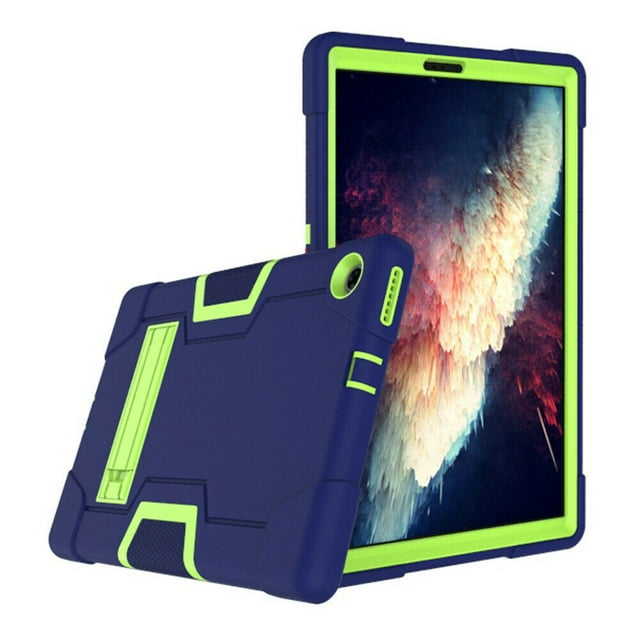 Mignova for Lenovo Tab M10 Plus 10.3 Inch Case,Hybrid Full-Body Shockproof Armor Defender Rugged Protective Case Cover with Stand for Lenovo Tab M10 Plus(TB-X606F/TB-X606X) 10.3 Inch(Navy/Green)
