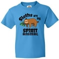 thumbnail image 3 of Inktastic Sloths Are My Spirit Animal with Cute Sloth Illustration Youth T-Shirt, 3 of 5