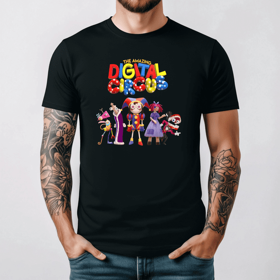 Amazing Digital Circus The Kids Cartoon Funny Abstract Show Tee V26172 S- 5XL