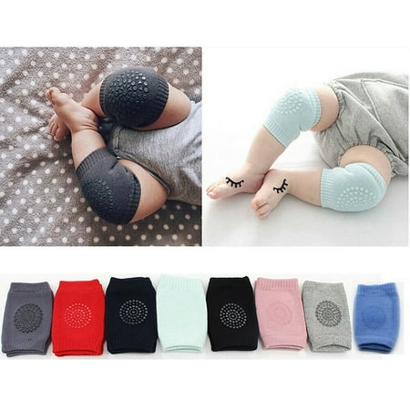 

8-16 Pairs Baby Crawling Knee Pads Safety Anti-slip Walking Leg Elbow Protectors