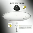 thumbnail image 4 of ACDANC Pot Lid Knob Replacement,Universal Black Crock Pot Lid Replacement Knob,Heat Resistant Handle for Slow Cookers,Casserole Dishes,Glass Saucepan & Kitchen Cookware Accessories, 4 of 7