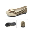thumbnail image 4 of Woobling Ladies Pumps Slip On Loafers Bow Tie Flats Anti-Slip Ballet Flat Womens Lightweight Round Toe Coffee 7, 4 of 7