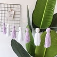 thumbnail image 5 of 200cm Colorful Macrame Woven Wall Hanging Fringe Banner - BOHO Chic Bohemian Wall Decor - Apartment Dorm Living Room Bedroom Decorative Wall Art, 5 of 8
