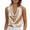 Beige, variant on Women's Silk Satin Tank Top, Casual Camisole Sleeveless Business Blouse for Dressy Summer Work and Office Wear,Navy,XL