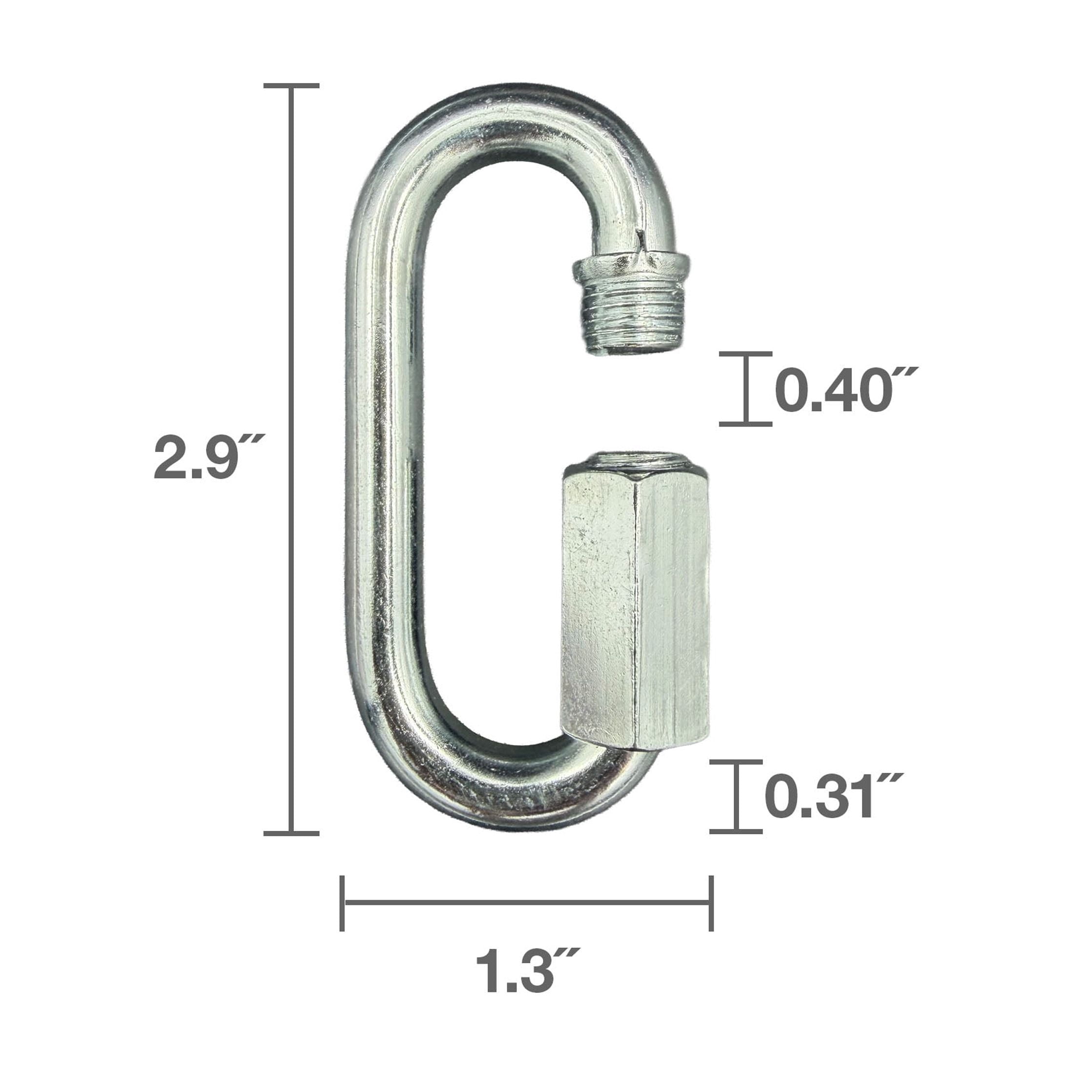 (2 pack) 5/16" Quick Link, Zinc, Heavy Duty, Peerless Chain Company, #4721338