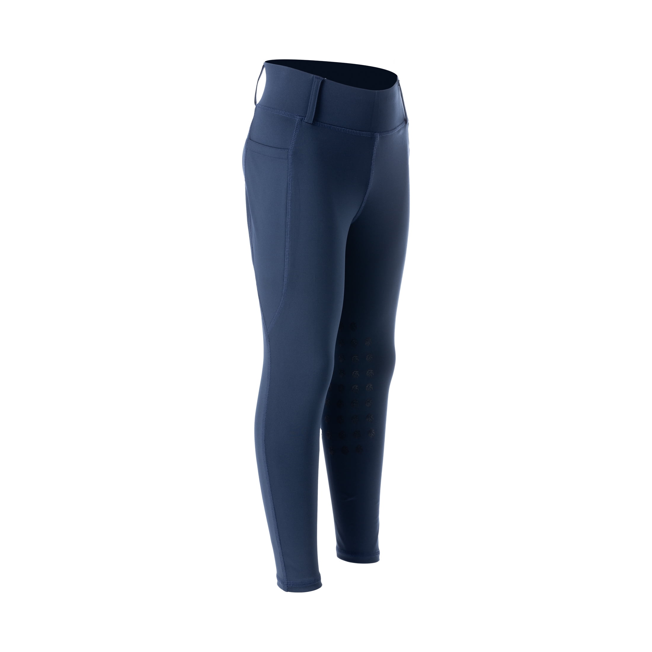 Equinavia Classic Kids Silicone Knee Patch Horse Riding Pants | Equestrian Breeches Unisex Schooling Tights for Girls, Boys