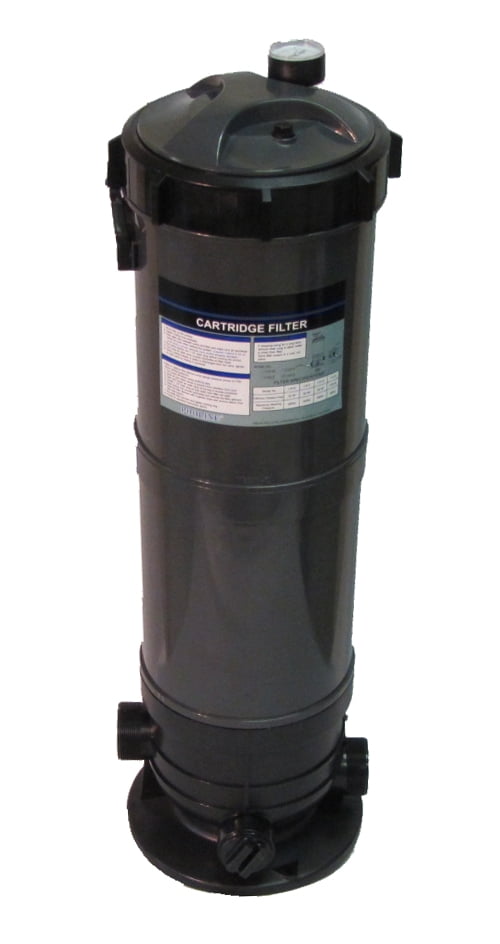 Cartridge Filter and Pressure Gauge with Union Fittings for Swimming
