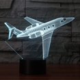 thumbnail image 2 of Jet Avion Lampe de Bureau USB 3D Lampe LED 7 Changement de Couleur, 2 of 5