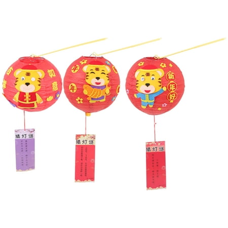 

3 Pcs DIY Lantern Kit DIY Handheld Lantern Chinese New Year Lantern Making Tools