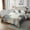 Beige Grey, variant on YST Watercolor Bedspread Set Queen Size,Modern Abstract Bedding Set for Girls Boys Teens,Light Purple Gray Quilt Bed Set,Grunge Brush Pastel Aesthetic Coverlet Set,3 Piece