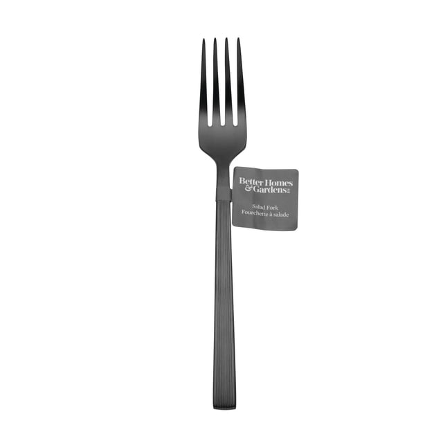 Better Homes & Gardens River Black Satin Salad Fork