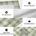 thumbnail image 5 of Sage Green Plaid Outdoor Rug 3x5 Ft, Non Slip Washable Area Rug, Modern Art Checkered Farmhouse Patio Rugs Carpet Runner, Large Floor Mat for Indoor/Outdoor Deck Porch Camping, 5 of 8