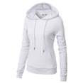 thumbnail image 3 of H2H Womens Casual Slim Fit Pullover Hoodie Sweatshirt Long Sleeve Solid Colors (CWOHOL032), 3 of 6