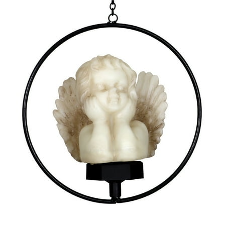 

Wovilon Night Light For Kids Night Light Solar Powered -Mini Angel Cherub Lantern Garden Yard Patio Art Decor