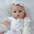 thumbnail image 3 of Muñeca SCOM First Girl de 40 cm, realista y suave con accesorios, 3 of 7