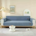 thumbnail image 2 of Christmas Gifts Clearance! SHENGXINY Couch Covers For 3 Cushion Couch Sofa Pet Friendly Clearance Herringbone Chenille Fabric Furniture Protector Sofa Cover 70*90cm Light Blue, 2 of 3