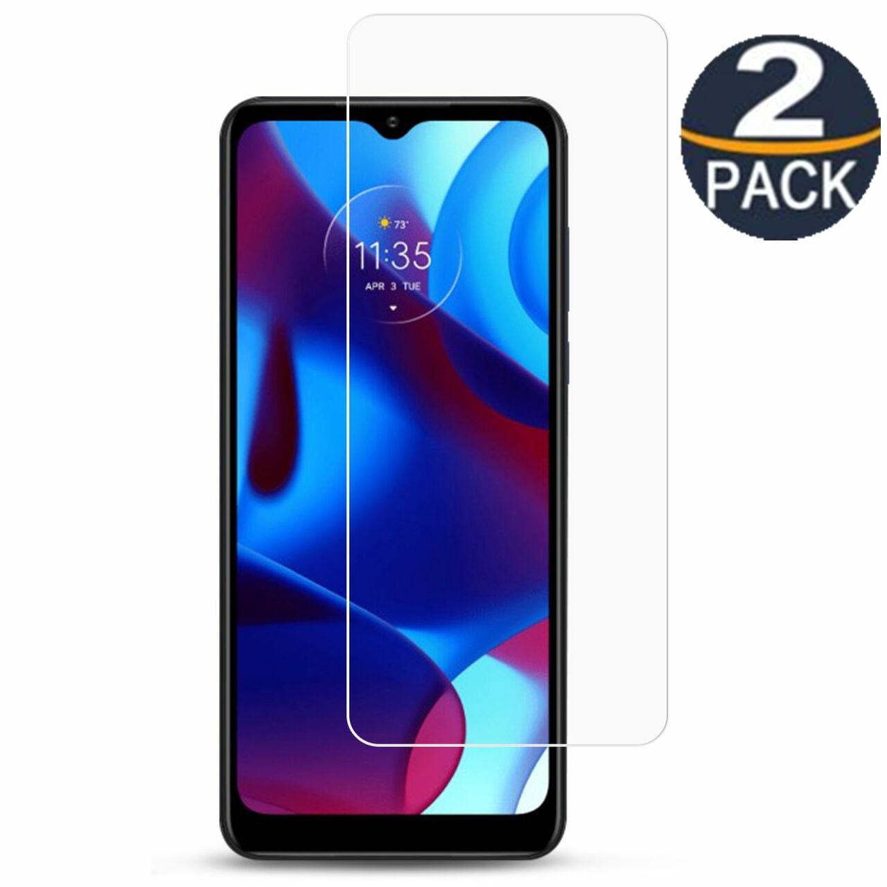 [2 Packs] Motorola Moto G Pure 2021 (6.5") Screen Protector, PST Premium Tempered Glass Screen Protector