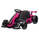 thumbnail image 1 of Go Kart eléctrico 24V para niños 300W - Motor doble potente - 4 modos conducción (drift/sport) - Asiento ajustable - Luces LED, música y cinturón seguridad - Neumático EVA - Rosa, 1 of 8