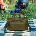 thumbnail image 4 of Bolsa de camping, cremallera doble, múltiples bolsillos, compartimento con correa de hombro desmontable, cesta de picnic para cocina al aire Zulema Cesta para cocina de picnic, 4 of 8