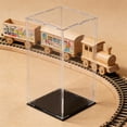 thumbnail image 6 of Uxcell Acrylic Display Case Box Dustproof Protection Showcase Cube Collectibles 3.9x3.9x9.8 inch, 6 of 7