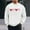 White(New), variant on PNTUTB Classic Crew Neck Long Sleeve Sweatshirts for Men Casual Loose Pullover with Valentine's Day Fashion Print
