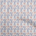 thumbnail image 1 of oneOone Rayon Off White Fabric Florals Sewing Material Print Fabric By The Yard 56 Inch Wide, 1 of 5