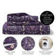 thumbnail image 4 of Sweet Jojo Designs Boho Floral Wildflower Plum Purple Girl Queen Duvet Cover Bedding Set 3 Piece Set, 4 of 6