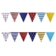 thumbnail image 1 of Injueey 1 Uds. Set 16,4 pies Tarjeta de papel de arcoíris banderines triangulares para fiesta de cumpleaños banderín banderín banderas Kits de decoración para fiestas TYPE2 NO2, 1 of 6