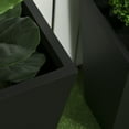 thumbnail image 6 of Outsunny 2-Pack MgO Flower Pots with Drainage Hole, Outdoor Planters Black, 6 of 9