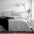 thumbnail image 2 of The Linen Yard Hebden Melange Stripe Duvet Cover Set, 2 of 4