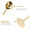 thumbnail image 2 of Shisuyan Golden Stainless Steel Coffee Scoop for Ground Coffee Home Use with Rounded Edges 2pcs, 2 of 8