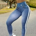 thumbnail image 2 of BJUTIR Women Workout Leggings Casual Fitted Jeans Slim High Waist Elastic Leggings, 2 of 7